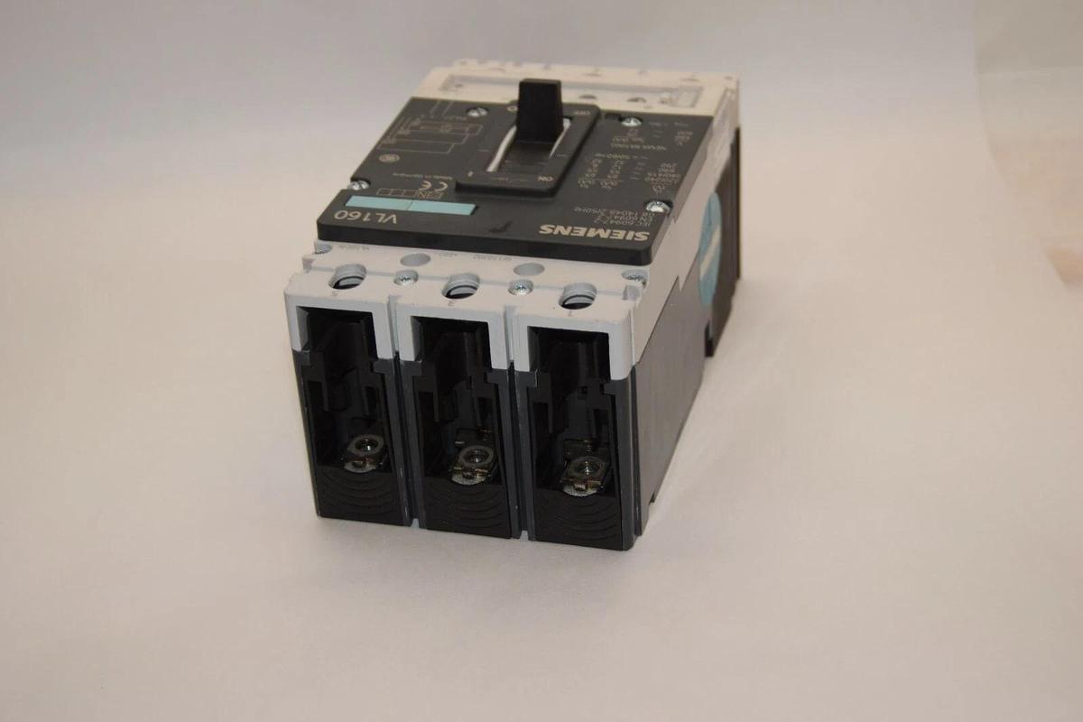 Used Siemens Vl160 Circuit Breaker 63amp 3VL2716-1AA36-0AA0  3VL9206-6SB30 63 A amp