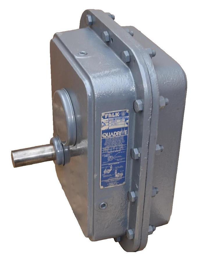 FALK Quadrive Enclosed Gear Drive Gearbox 4207J25 4207J 25 4207J-25 24.99:1 NOS