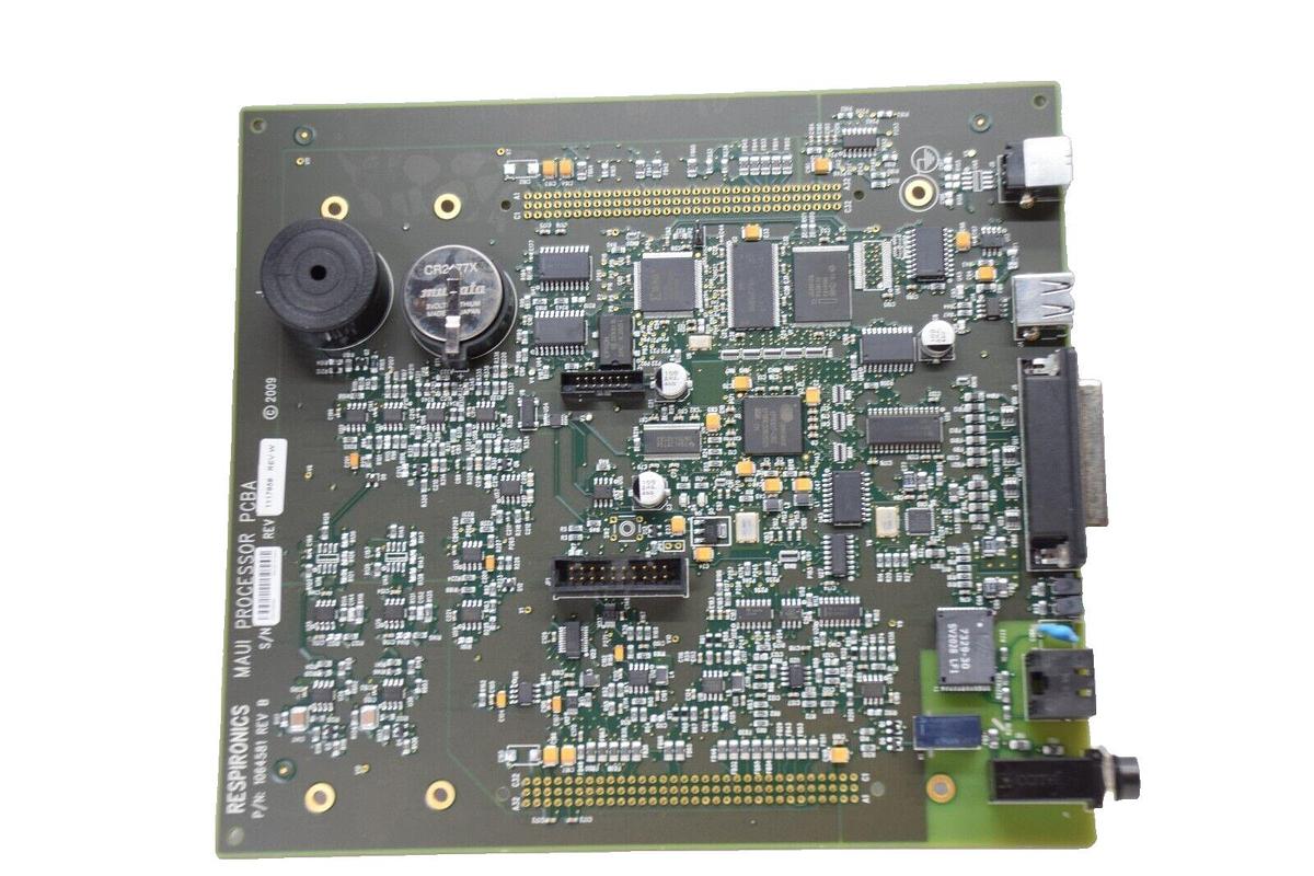 NEW PHILIPS HEALTHCARE 1064581 RevB Respironics Maui Processor PCB Circuit Board