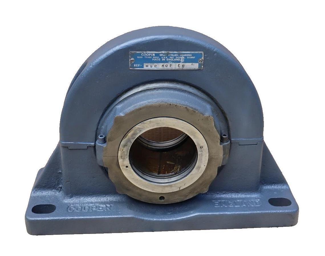 Cooper Pillow Block Bearing Housing MSP407EX MSP 407 EX MC407EX 4-7/16" NOS