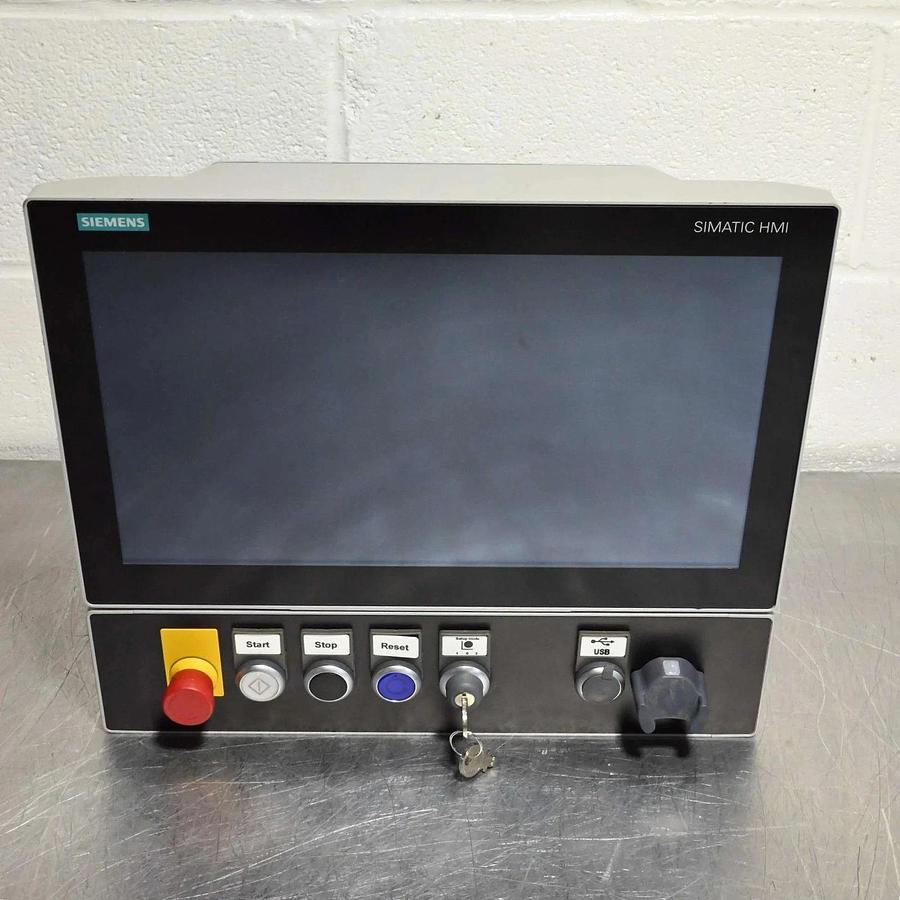 Used Siemens Simatic HMI TP1500 Comfort Pro Panel 6AV2124-0QC24-0BX0 w/Extension Unit