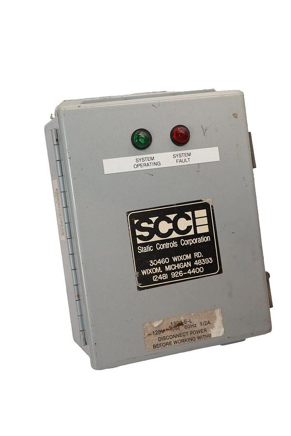 SCC 1308-E-L , CB-1308 Rev C 1-Phase 1/2 A 120V Control Panel (NOS)
