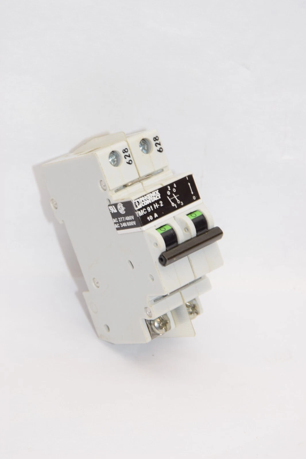 (NEW) PHOENIX CONTACT TMC91 H-2 TMC91H-12 10A 2Pole Breaker Switch