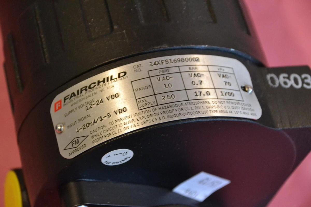 (New) FAIRCHILD 24XFS16980002 12-24 VDC 4-20MA / 1-5 VDC EB-18610-1 FACTORY