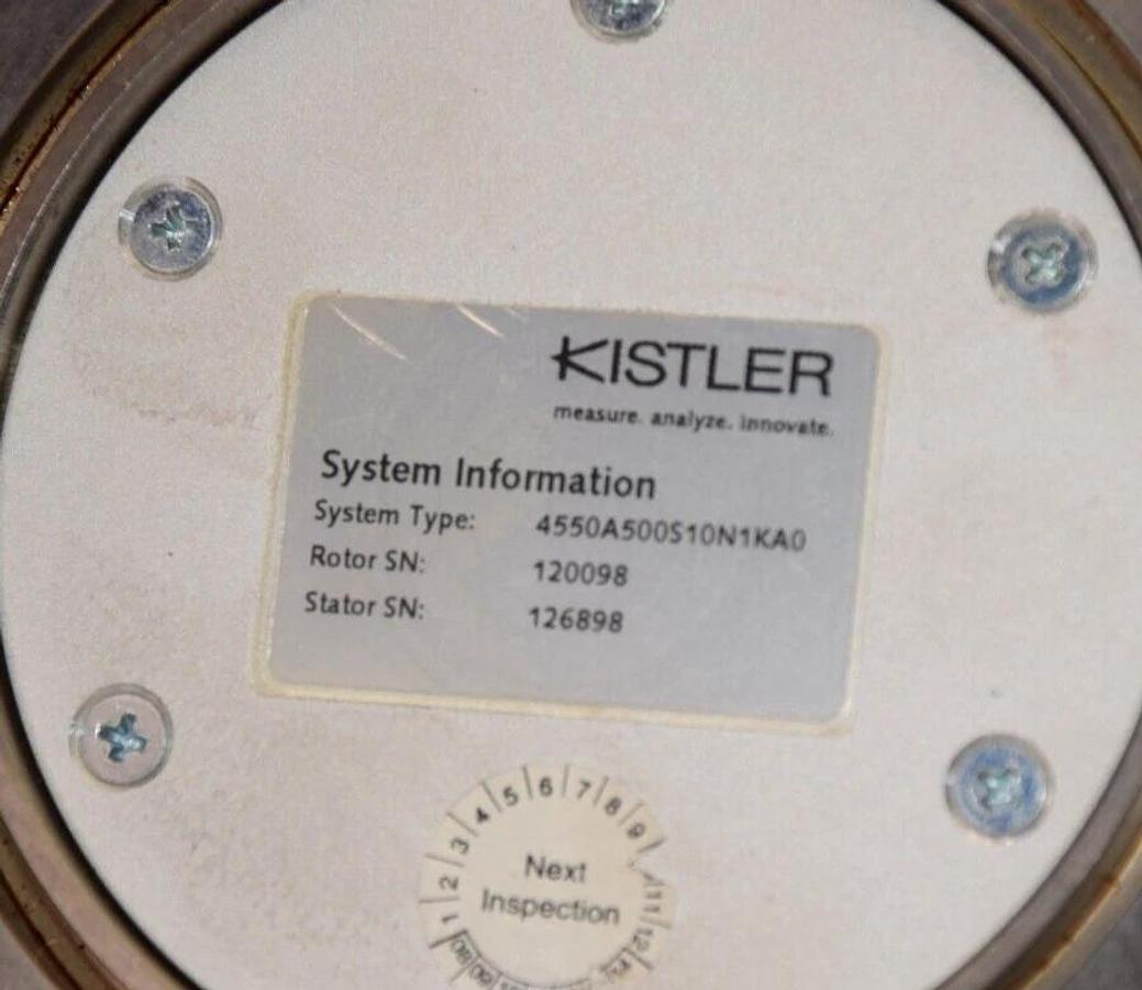 Used KISTLER 4550A500S10N1KA0 4550A500S00N1KA0 20000 1/min 500nm Torque Sensor Rotor