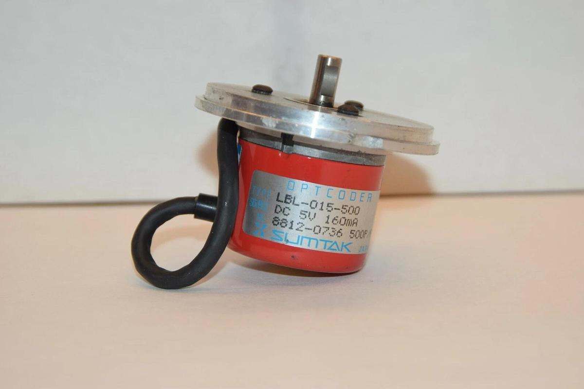 Used SUMTAK LBL-015-500 5V DC 160mA OPTCODER ROTARY ENCODER