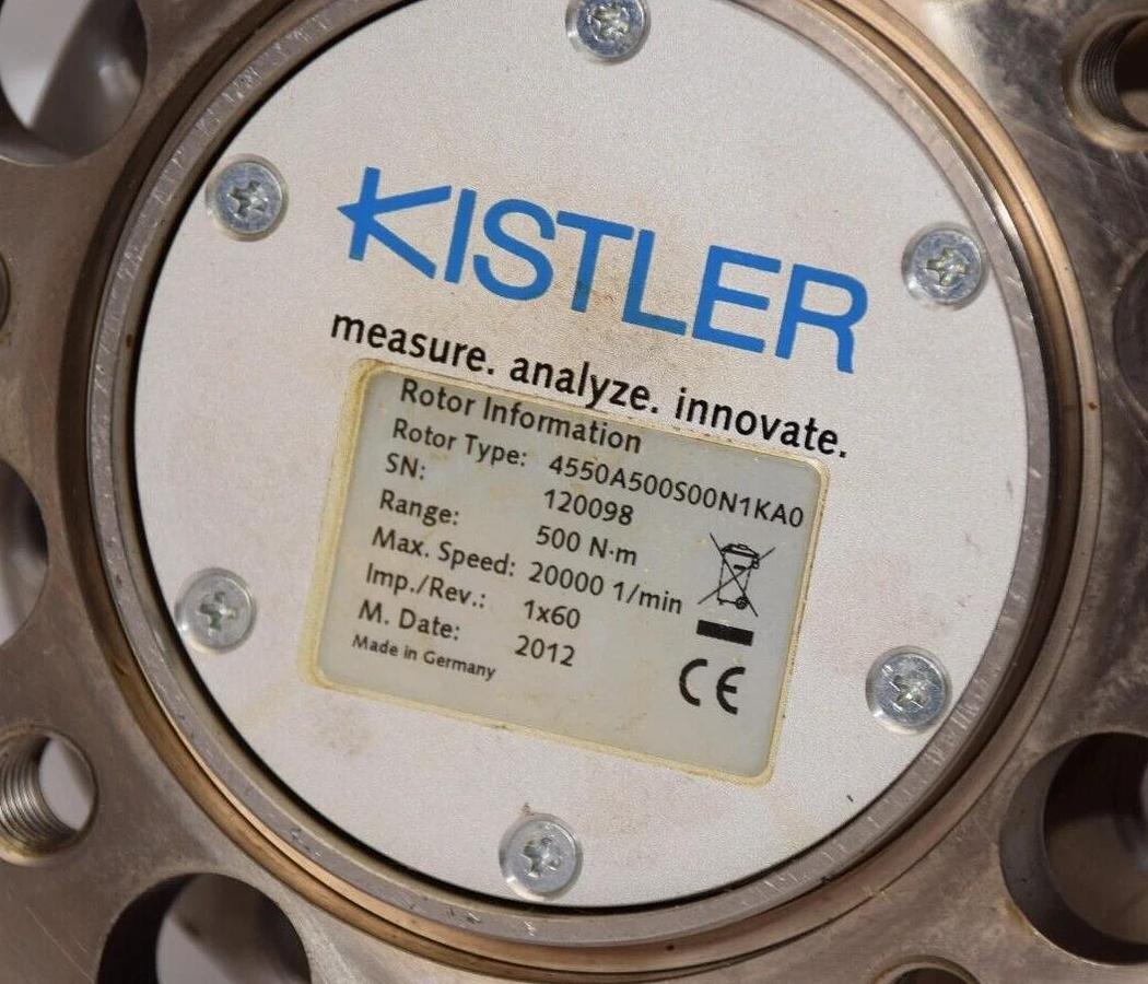 Used KISTLER 4550A500S10N1KA0 4550A500S00N1KA0 20000 1/min 500nm Torque Sensor Rotor