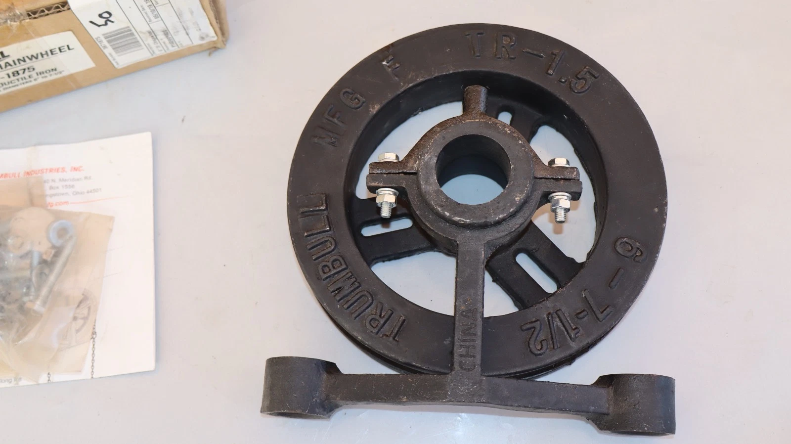Trumbull Chainwheel Handwheel Ductile Iron TR-1.5 6" - 7-1/2" 6-7-1/2 (New)