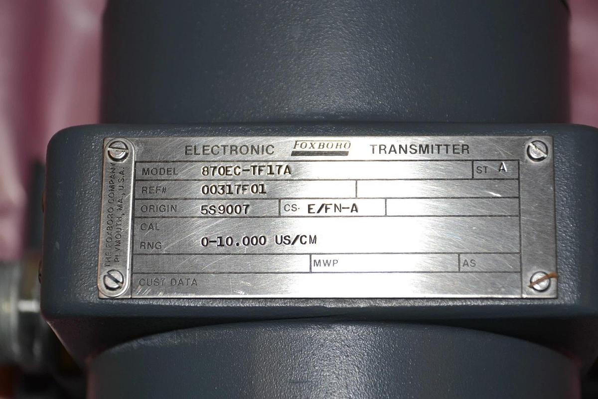 Used FOXBORO ELECTRONICS TRANSMITTER 870EC-TF17A 870ECTF17A 870EC TF17A