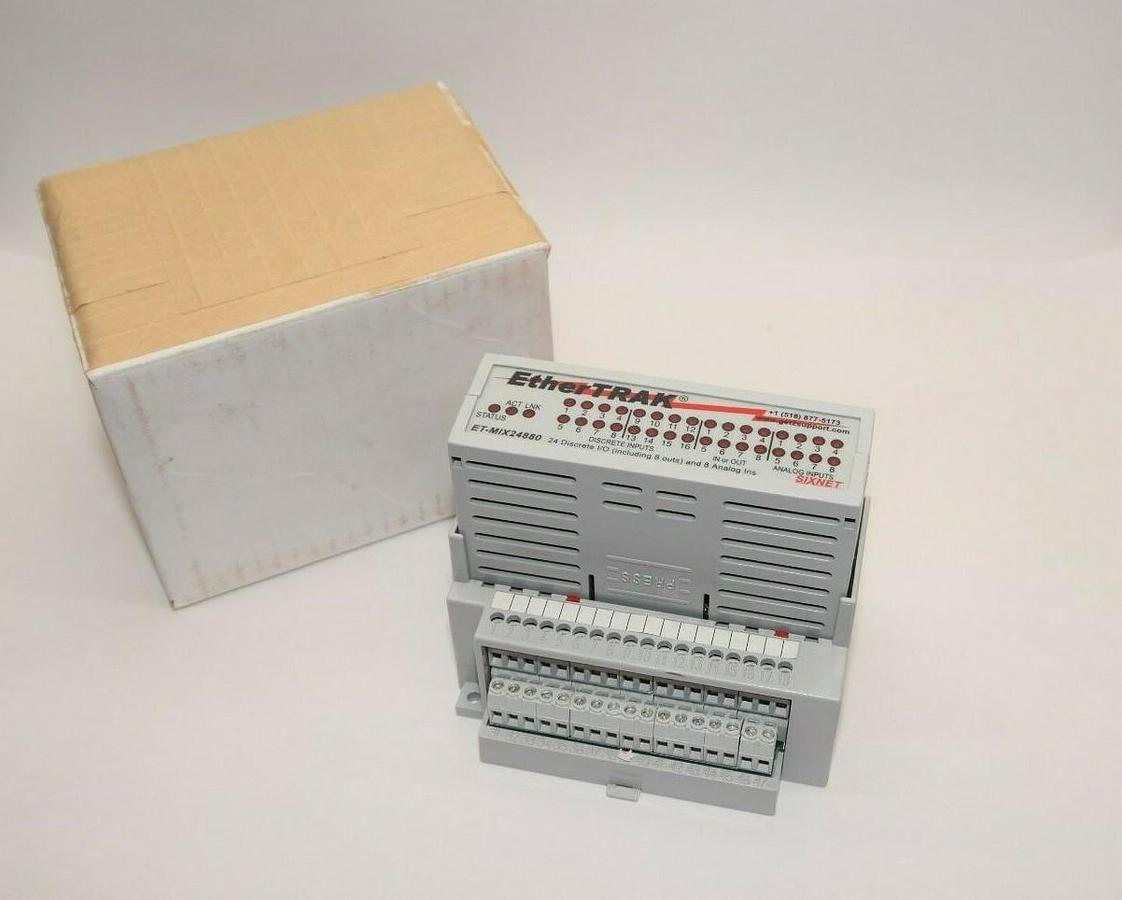 Ethertrak SIXNET  Red Lion  ET-MIX24880-D Direct Ethernet Module24 Discrete I/O