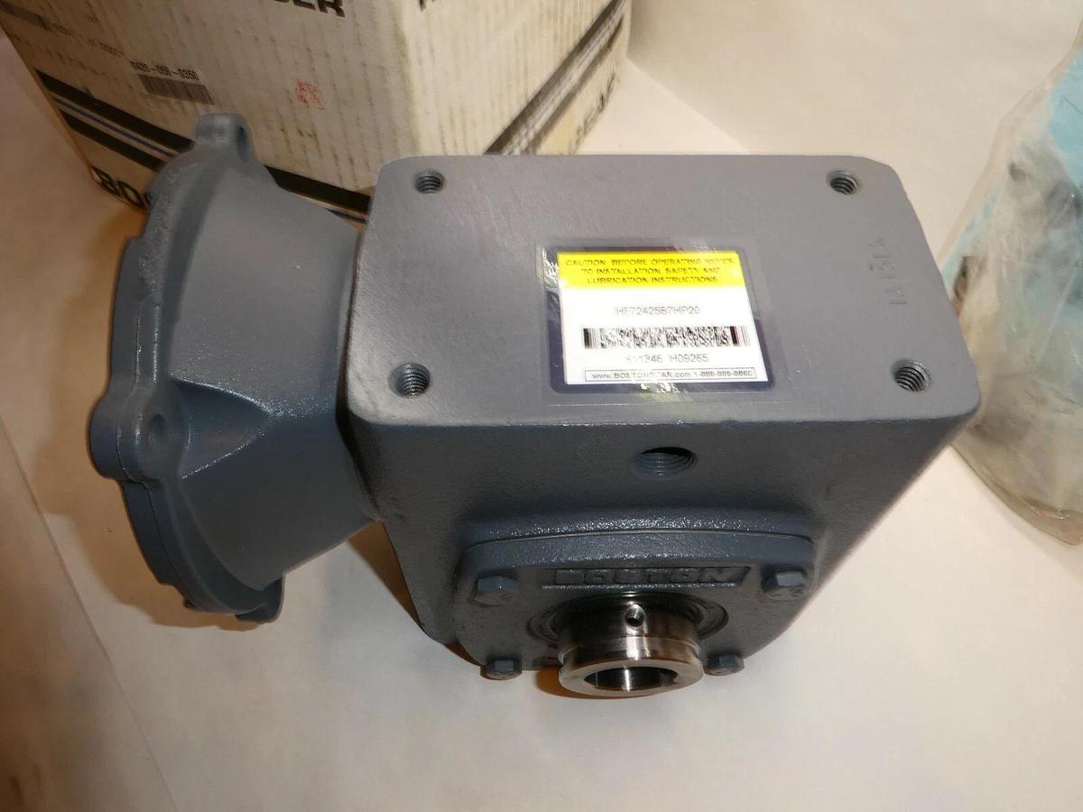 (NEW) BOSTON GEAR HF72425B7HP20 7/8" 1-1/4" 1.55Hp 25:1 Ratio Speed Reducer