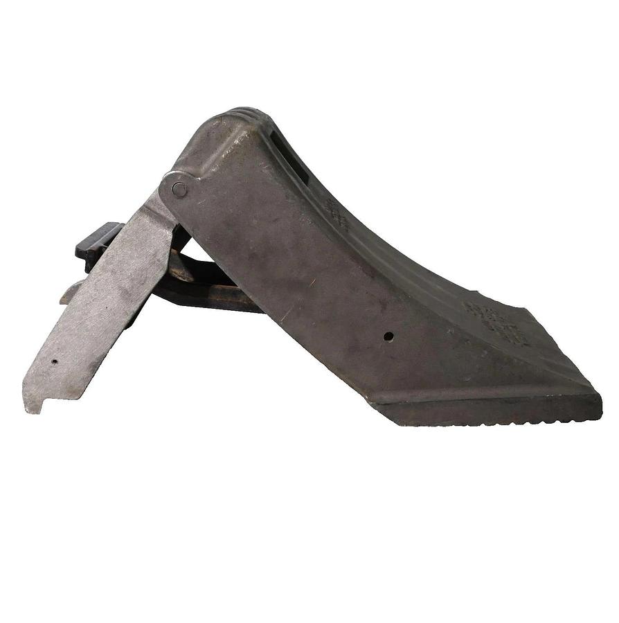 Used Zico Aluminum Quic-Choc Large Truck Wheel Chock  SAC-44-E  SAC44E max 44" dia