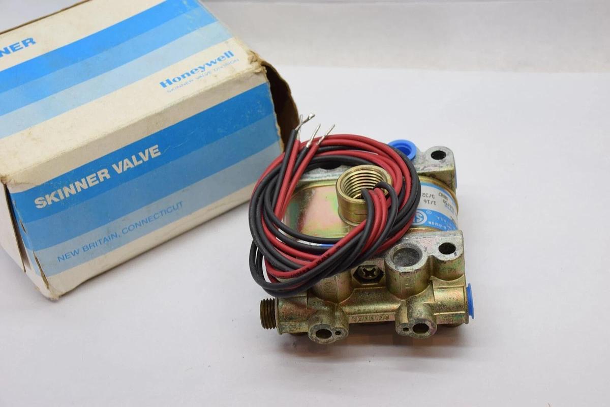 (NEW) HONEYWELL / SKINNER V935LX8C 100psi 110/120V 50/60Hz Solenoid Valve