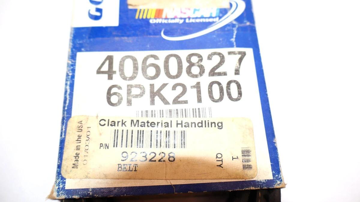 Goodyear Multi Serpentine Belt V-Belt Gatoback 4060827 6PK2100 923228 USA