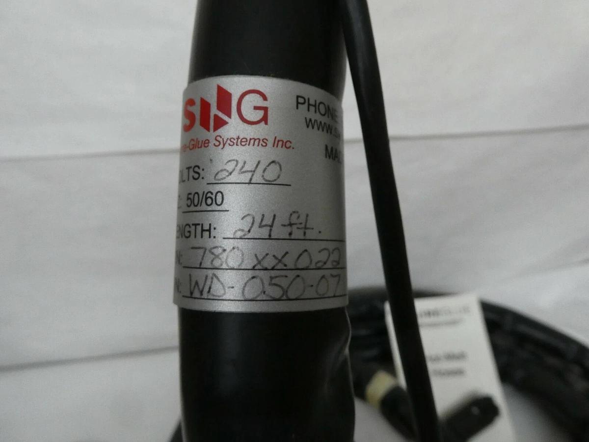 (NEW) SHURE-GLUE 780XX022 240V 50/60Hz 24' Hot Melt Hose