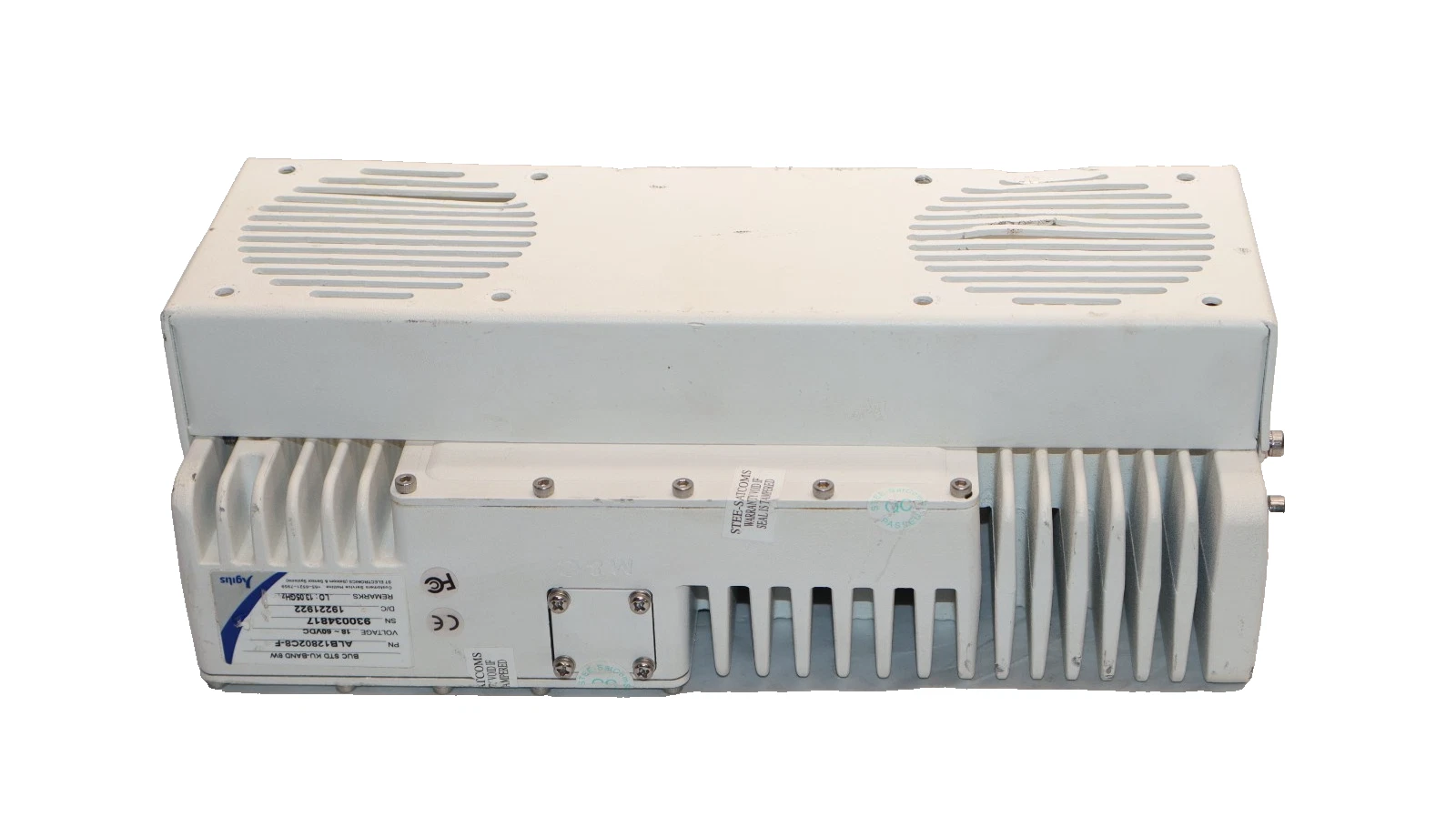 Used Agilis ALB128 Series Ku-Band BUC STD 8W Block-Up Converter ALB12802C8-F *No fan*
