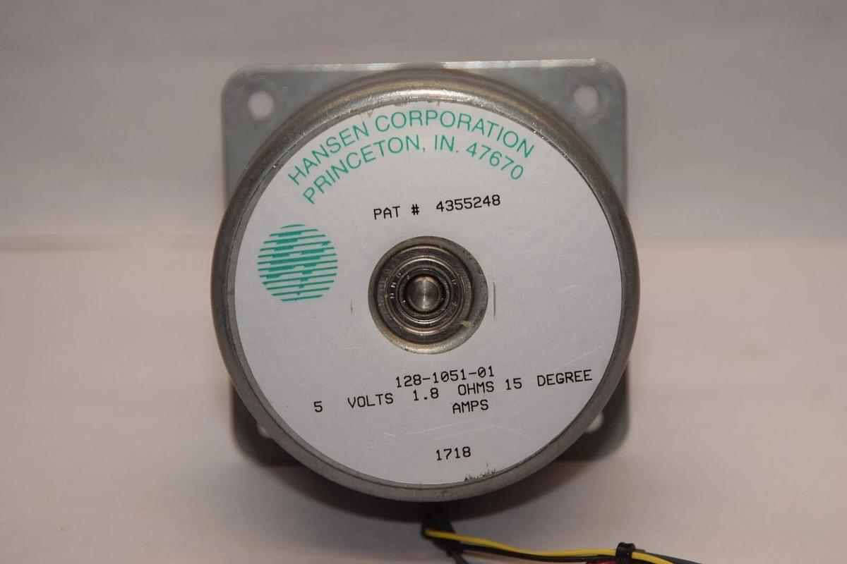 Used HANSEN CORPORATION 4355248 , 128-1051-01 5V 1.8Ω Motor