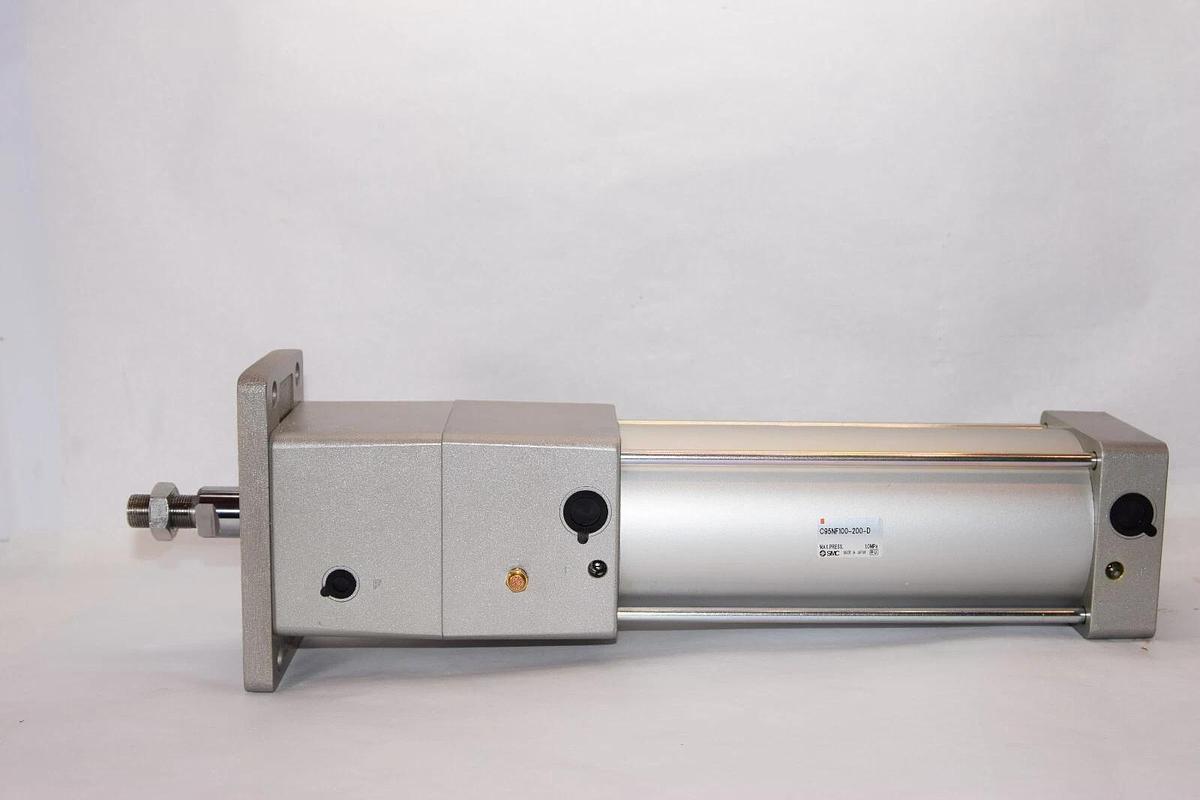 (NEW) SMC C95NF100-200-D C95NF100200D 1.0MPa Pneumatic Cylinder