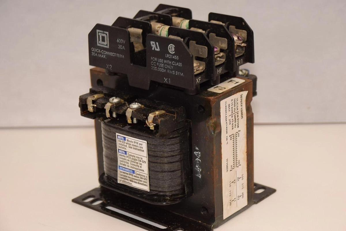 Used SQUARE D 9070TF150D5 150Va Transformer