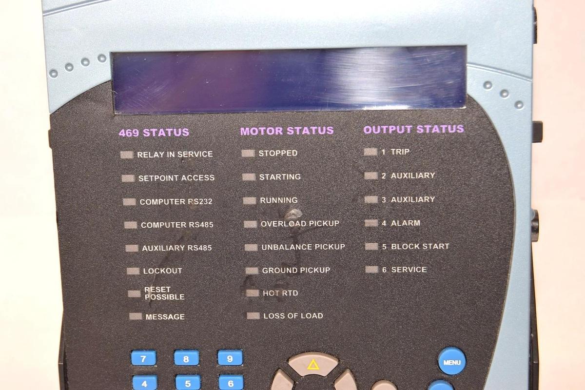 Used GE General Electric 469 Motor Management Relay SR469-Relay , 469-P5-HI-A20-E