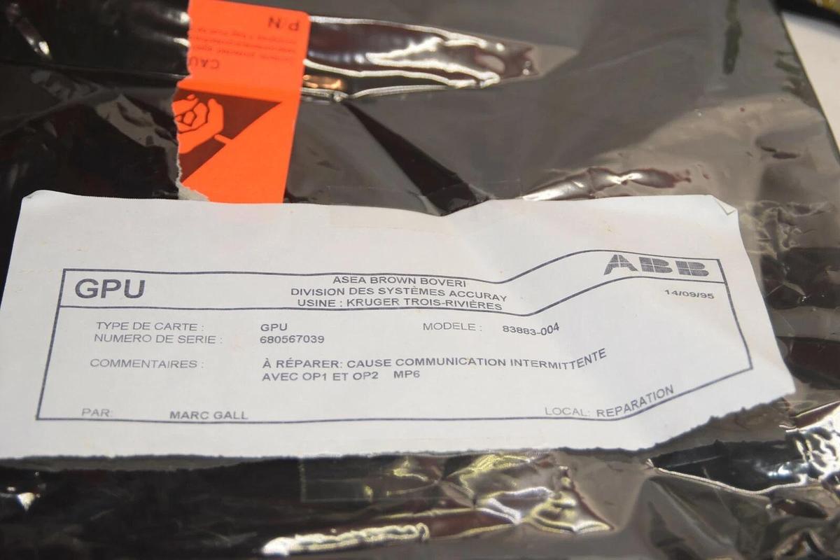 ABB ACCURAY 83883-004 83883004 GPU General Processor Unit 680567039