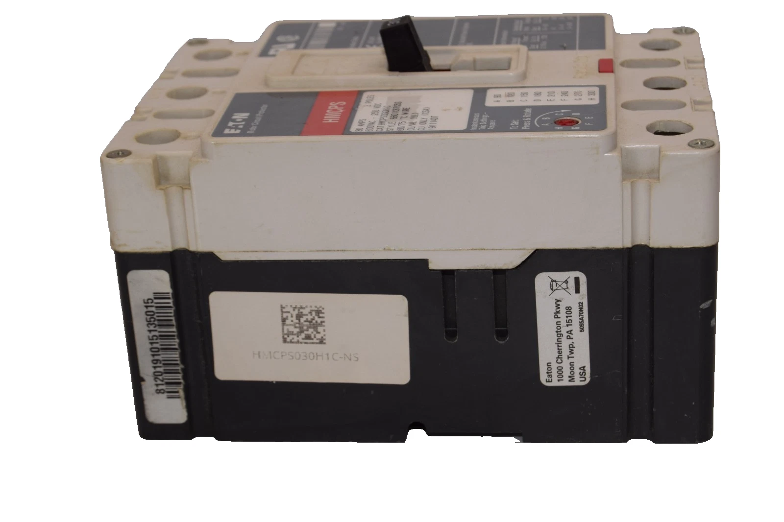 Used Westinghouse 30a Circuit Breaker 3p HMCPS030H1C 600Vac 30amp 30 Amp 3pole