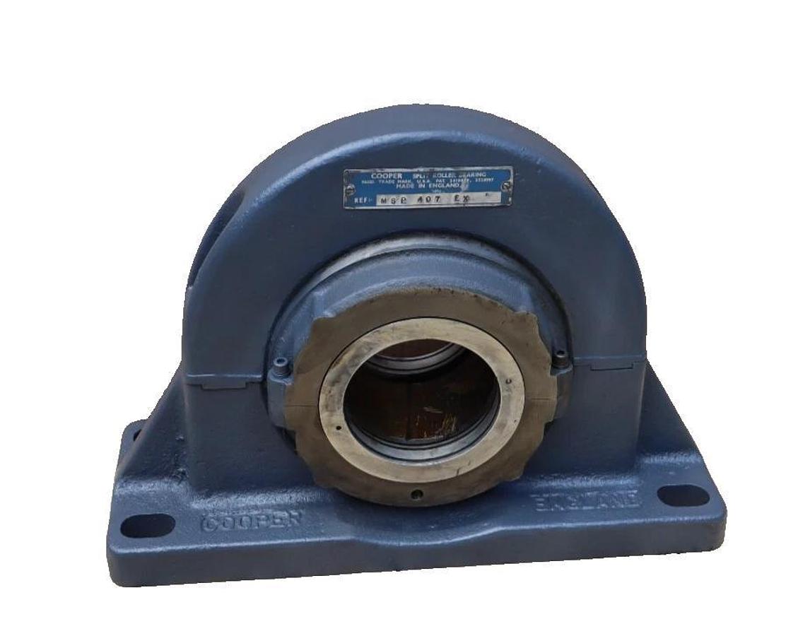 Cooper Pillow Block Bearing Housing MSP407EX MSP 407 EX MC407EX 4-7/16" NOS