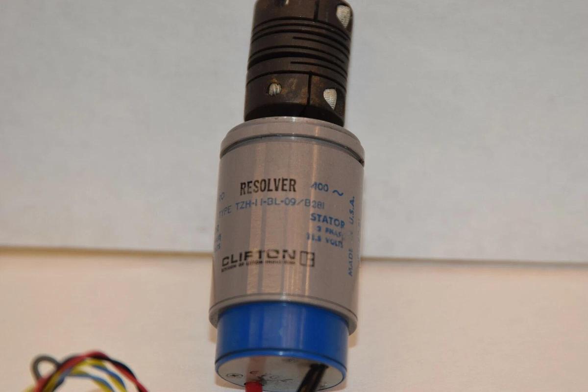 Used CLIFTON TZH-1 1-BL-09/B281 TZH11BL09/B281 2 PHASE 115V RESOLVER