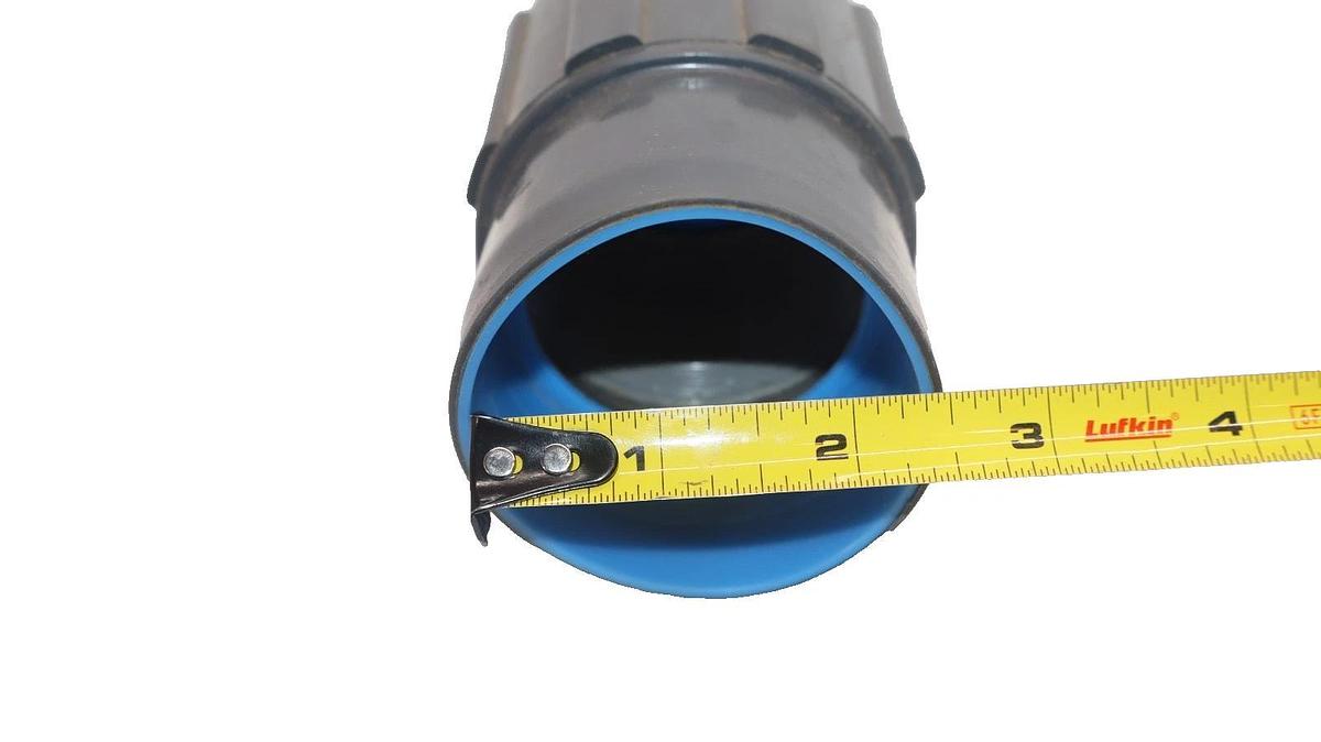 ROBROY / PLASTI-BOND / OCAL 2" NPT  Conduit Body Straight Fitting Coupling Blue