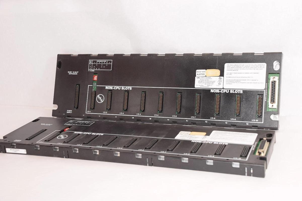 Used (Lot of 2) GE FANUC / ALSTOM IC693CHS392K 10-Slot Expansion Rack