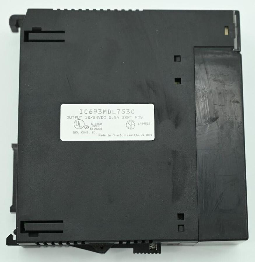 Used GE FANUC Output Module IC693MDL753H 12/24Vdc 0.5A 32pt Pos. Output Module