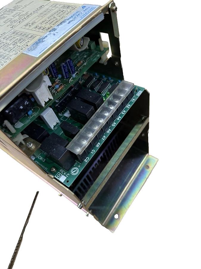 Used Yaskawa Drive ServoPack CACR-SR06TZ0SM CACR-SR06TZ6SM-E  .60kw .80HP