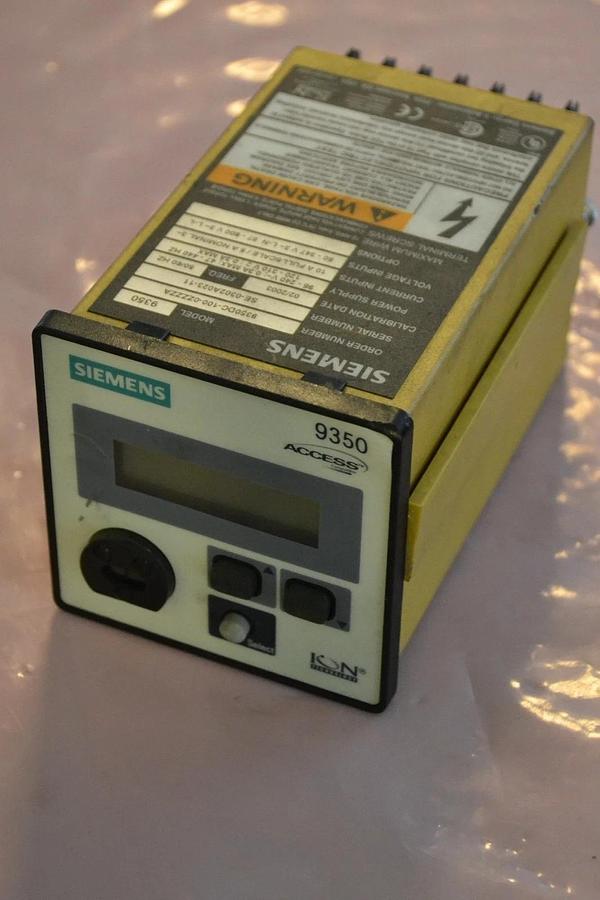 Used Siemens 9350 Power Meter 9350DC-100-0ZZZZA Ion Technology Access Compatible