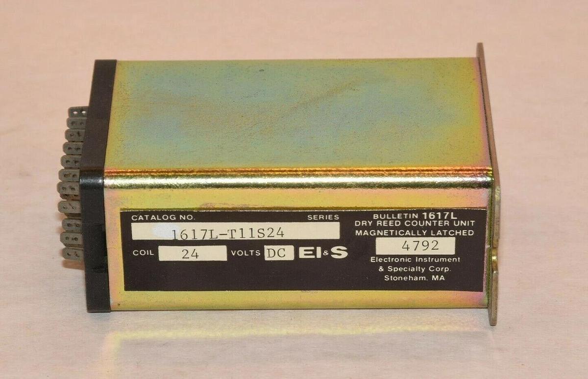 (NEW) ALLEN BRADLEY 1617L-T11S24 24V Dry Reed Counter Relay