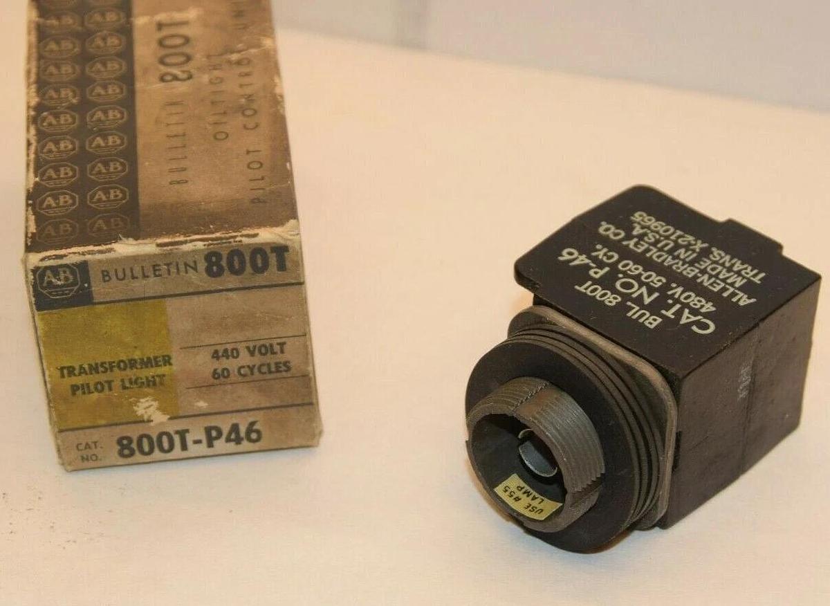 (NEW) ALLEN BRADLEY 800T-P46 440V 60Cy Transformer Pilot Light