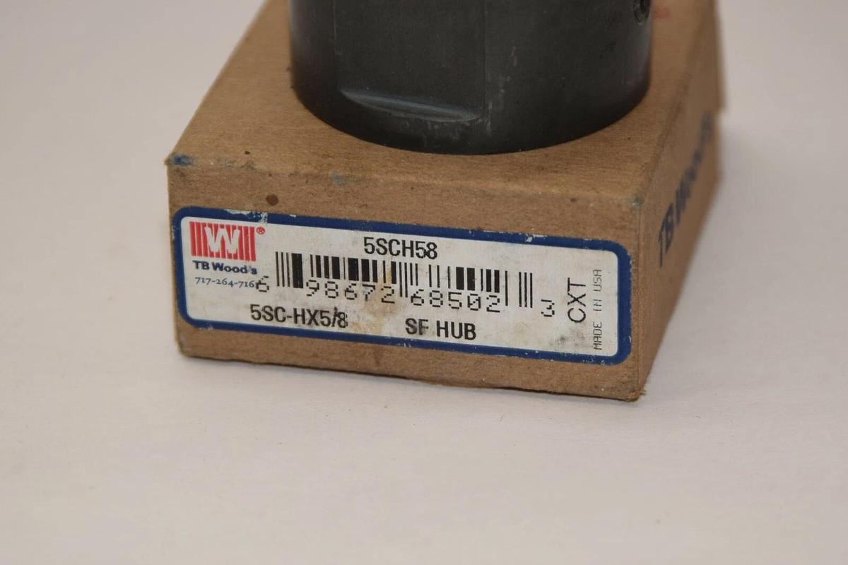 (NEW) TB WOODS 5SCH58 5SC-HX5/8 5/8" Sure Flex Hub