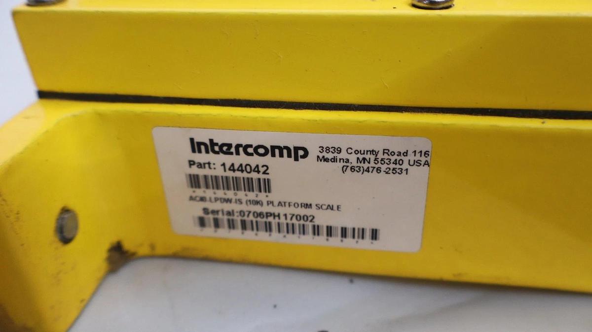 Used Intercomp Low-Profile Aircraft Scale AC40-LP 10,000 X 2lbs 144042 5,000 x 1kg