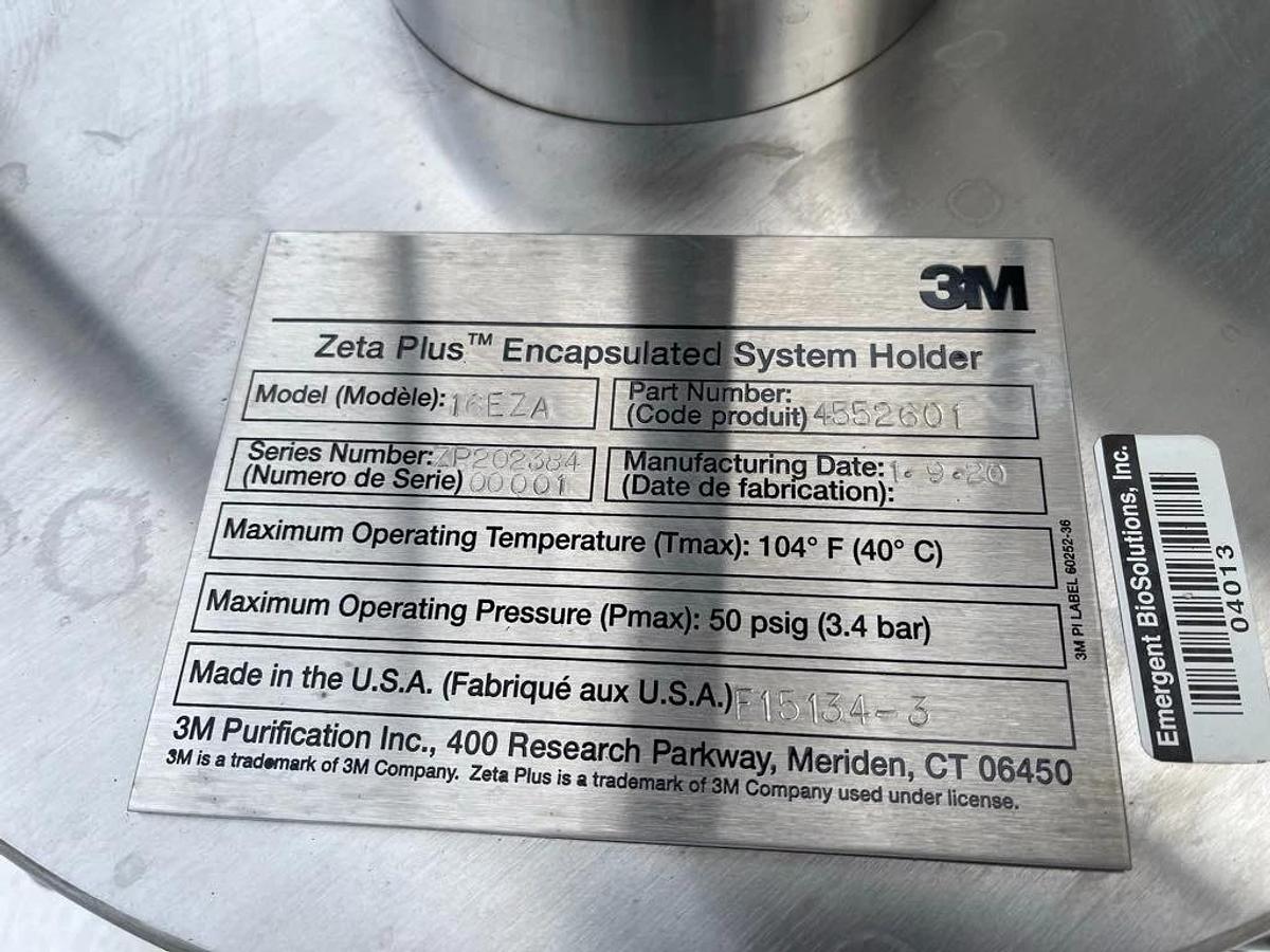 3M Purification Zeta Plus Encapsulated System Holder 16EZA Filter Filtration NEW