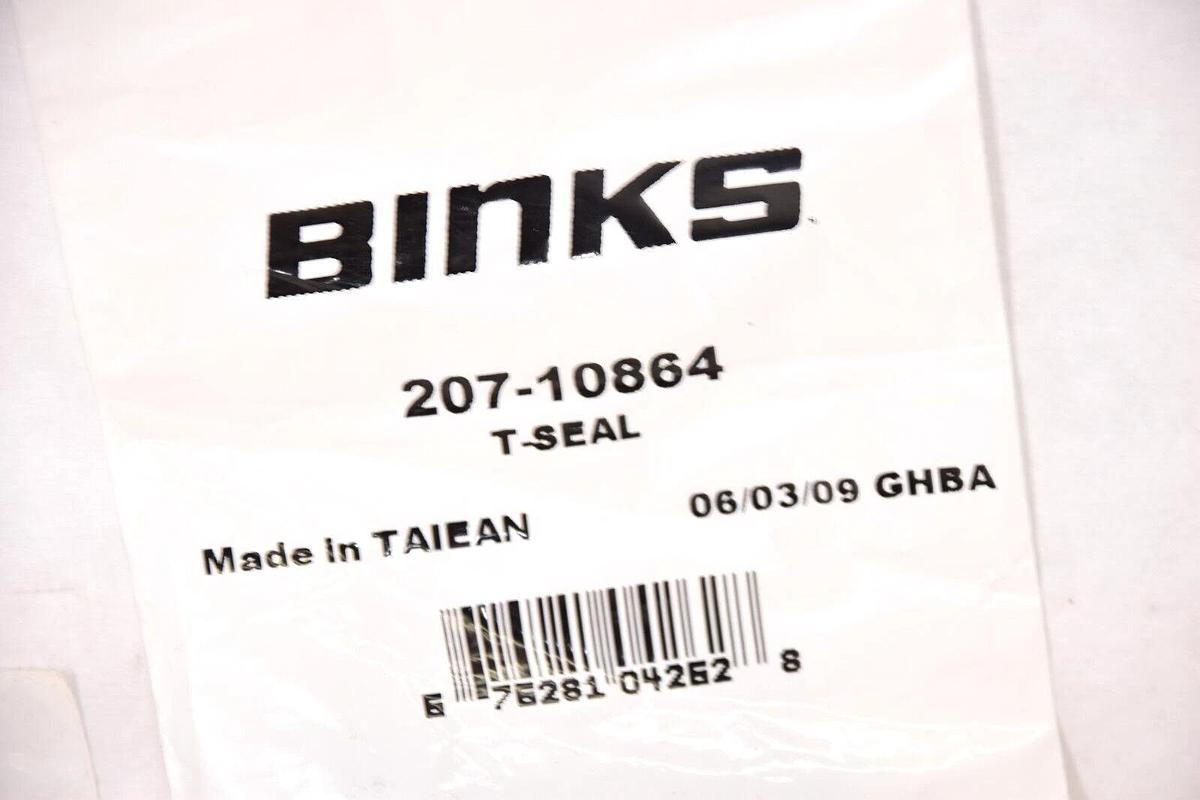 (NEW - Pack of 5) BINKS 207-10864 , 20710864 T-Seal