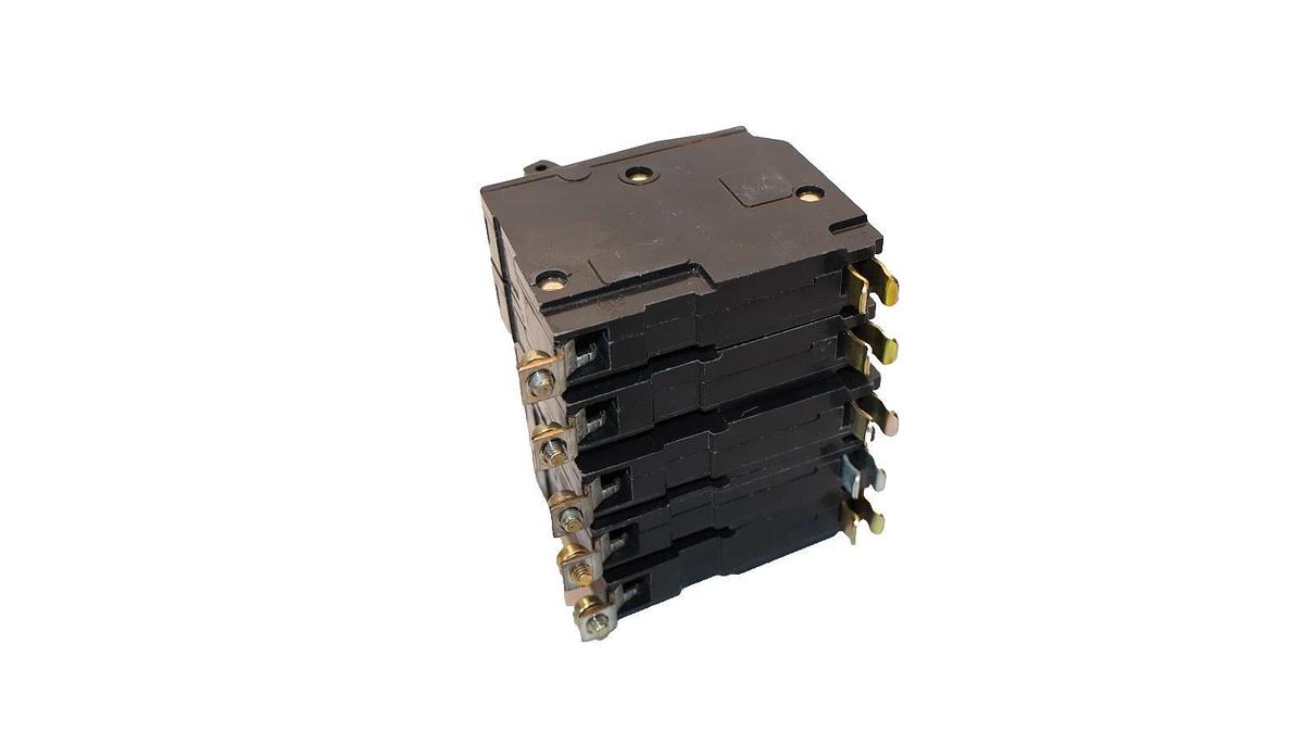 Used Square D Circuit Breaker 20A 20 Amp QHB120 1p 1  Pole (Lot of 5)