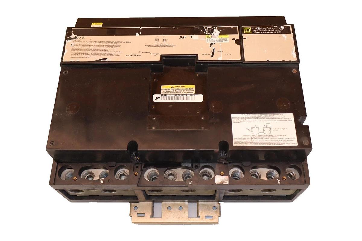 Used Square D Circuit Breaker 1200Amp SL1200 1200A Frame 600V 3Pole
