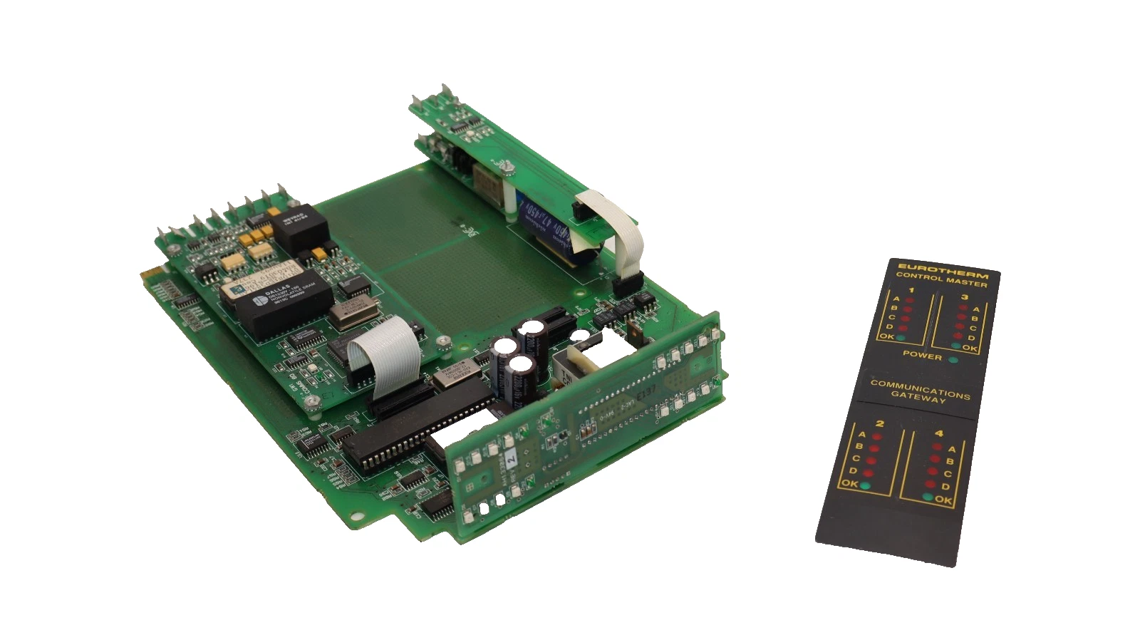Used Eurotherm /Invesys ECMA2/FA107/AS196 Control Master Logic Controller PLC Board