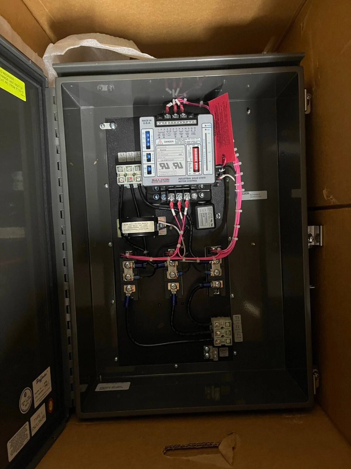 BALDOR MA8X Solid State Starter MA7-080-CC 3 PHASE MA7080CF GE MC SELA 100A NEW