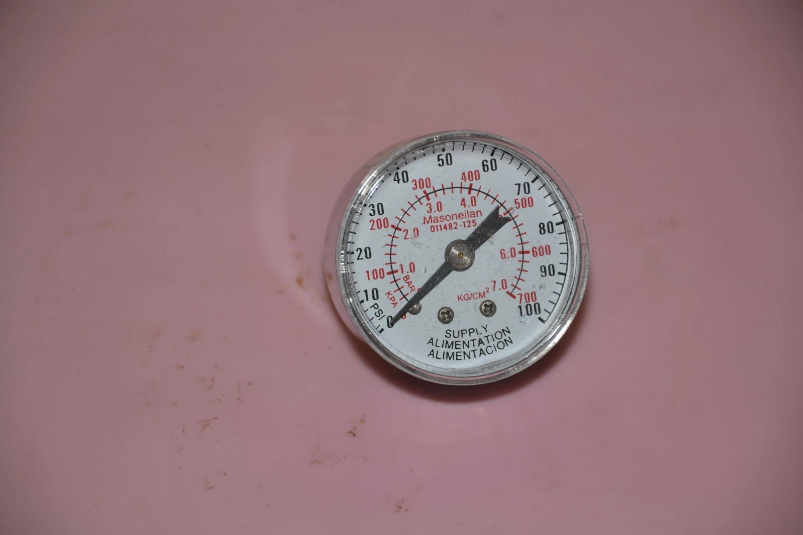 MASONEILAN GAUGE 011482-1205 011482 1205 0114821205 0-100 PSI 0-7.0 KG/CM NEW