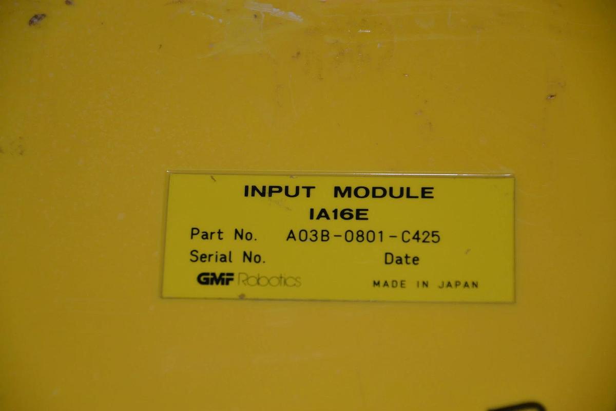 Used GMF ROBOTICS INPUT MODULE IA16E A03B-0801-C425 A03B 0801 C425 A03B0801C425