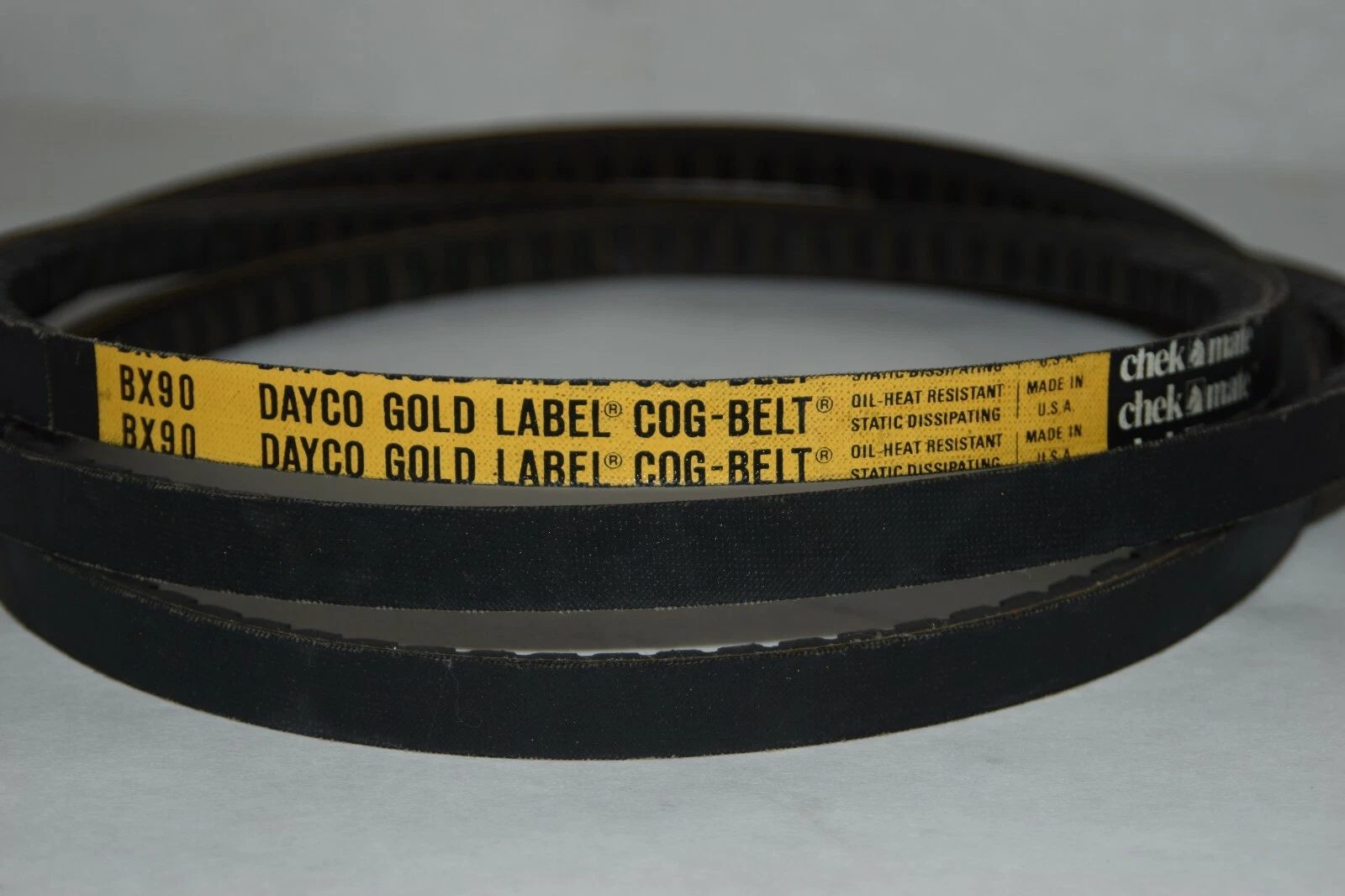 DAYCO Cogged V-Belt Belt Gold Label BX90 BX-90 V-Belt USA (NEW)