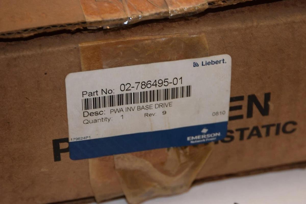 (NEW) EMERSON / LIEBERT 02-786495-01 Inverter Base Drive Board
