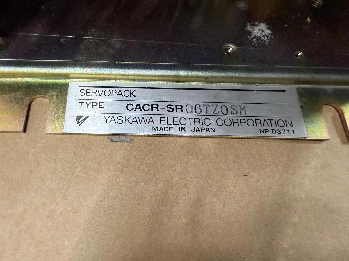 Used Yaskawa Drive ServoPack CACR-SR06TZ0SM CACR-SR06TZ6SM-E  .60kw .80HP