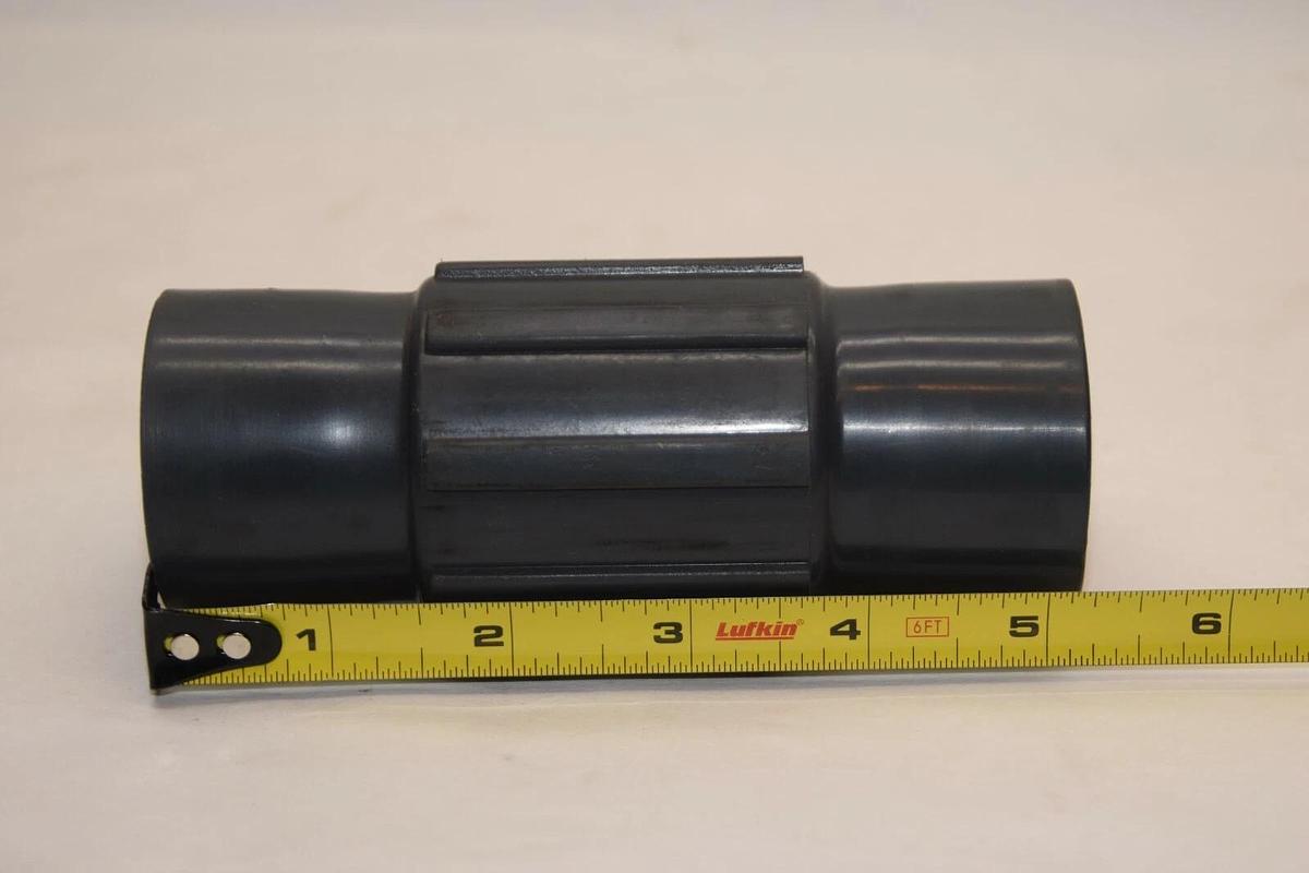 (NEW) PLASTI-BOND Red H2OT 1-1/4" Coated Conduit Body Straight Fitting