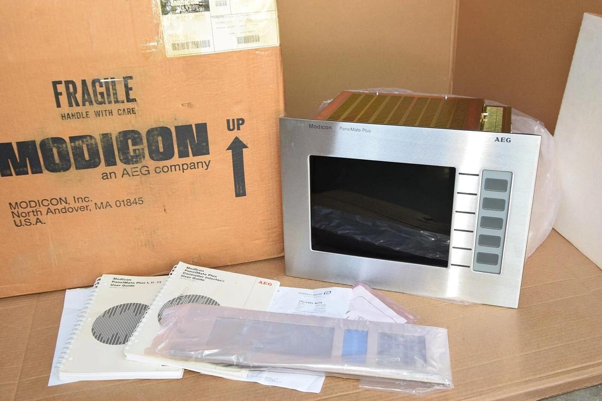 New Modicon AEG MM-PMC2-10S PanelMate Plus Operator Interface Screen 92-00429-05
